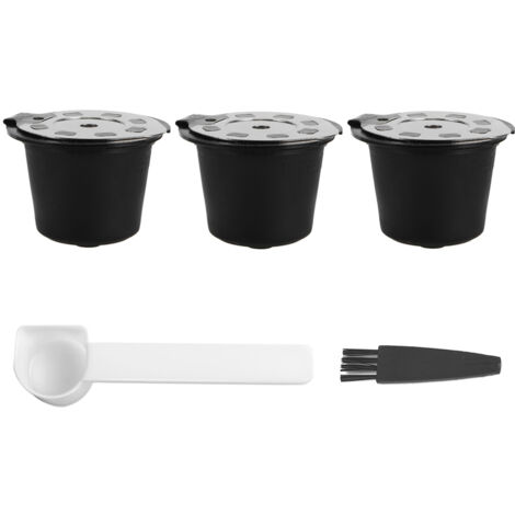 Capsule à Café Réutilisable en Acier Inoxydable Chromé Compatible Nespresso (1/5)