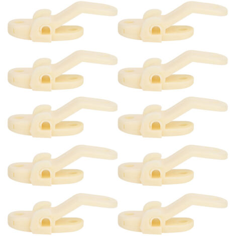 10 Pièces Poulies de Ventilation en Plastique pour Serre Agricole, Accessoires de Ventilation de Ferme (1/5)