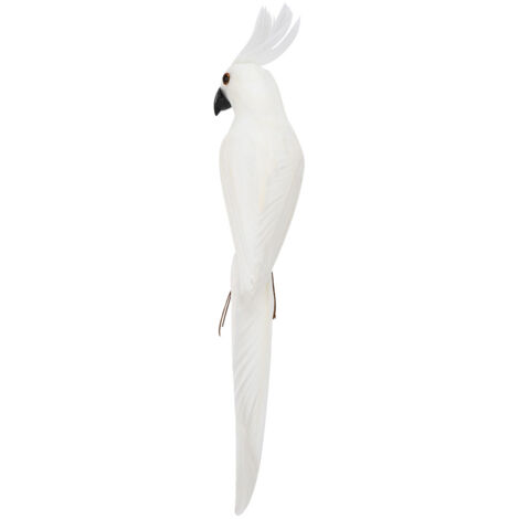 Perroquet en Mousse Décoratif 27,5 cm - Oiseau Artificiel pour Jardin et Décoration Intérieure (1/5)