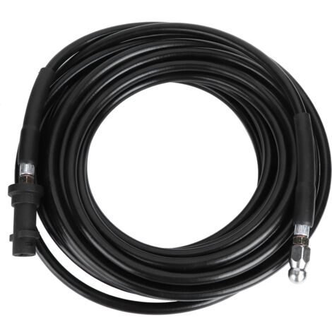 Tuyau de Nettoyage Haute Pression 15m pour Débouchage de Canalisations, Compatible avec Karcher Série K (1/5)