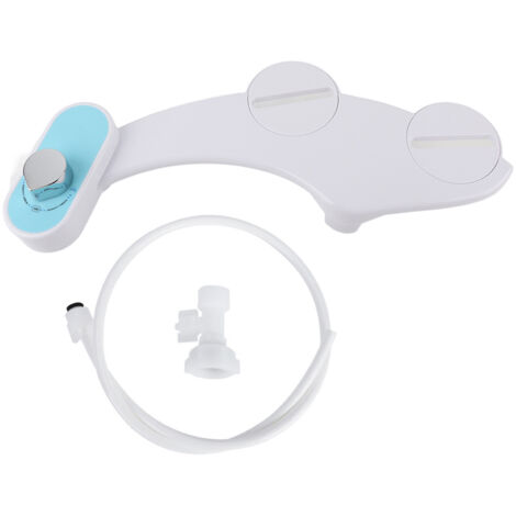 Siège de Bidet Mécanique Non Électrique avec Douchette Eau Chaude et Froide et Adaptateur pour Toilettes Américaines (1/5)