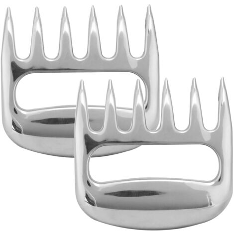 Griffe à Viande en Acier Inoxydable - Découpeur dinde et Séparateur de Viande pour BBQ (1/5)