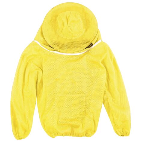 Veste de protection professionnelle pour apiculteur avec voile intégré - Jaune (1/5)