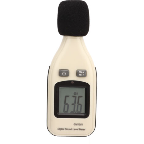 Décibelmètre Numérique 30‑130dBA Précision ±1.5dB Écran LCD Rétroéclairé avec Fonction Hold Testeur de Bruit (1/5)