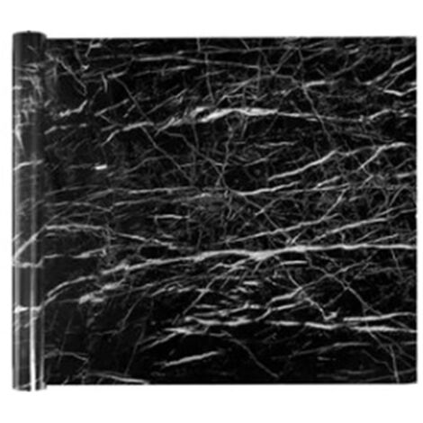 Papier peint autocollant marbre imperméable, décoratif pour meubles et fond de canapé, facile à découper. (1/5)