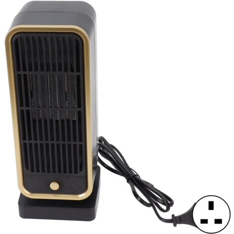 Radiateur d'appoint PTC en céramique avec protection surchauffe, silencieux 40dB, ABS ignifuge, prise UK 220V-250V (1/5)