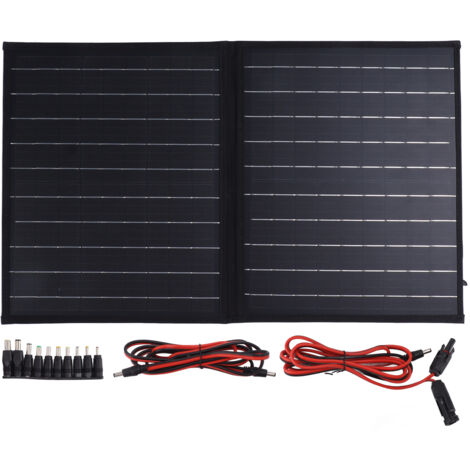 Panneau Solaire Pliable 30W 18V Imperméable pour Randonnée Camping Vélo (1/5)