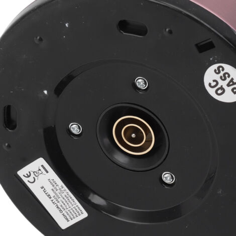 Bouilloire Électrique Rouge 220V avec Arrêt Automatique et Double Paroi en Acier Inoxydable - Protection Anti-Calcaire (1/5)