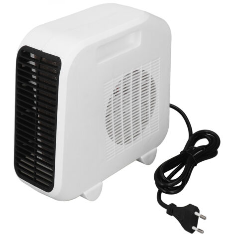 Radiateur électrique de bureau 1800W portable 2 vitesses - Chauffage d'appoint pour maison et bureau - Prise EU 220V (1/5)