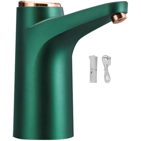Distributeur d'Eau USB Rechargeable pour Bureau, École, Hôpitaux - Pompe à Eau Électrique Verte Rétro (1/5)