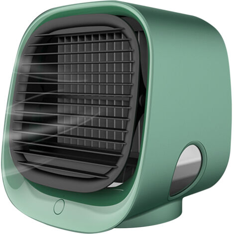 Ventilateur Brumisateur Portable USB Rechargeable - Mini Brumisateur de Bureau pour Maison et Bureau, Vert (1/5)