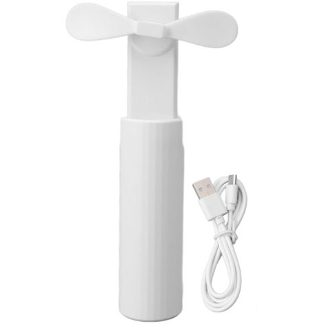 Ventilateur de poche rechargeable USB, portable et silencieux - Idéal pour les voyages et le quotidien (1/5)