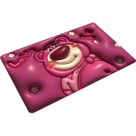Tapis de Salle de Bain en Terre de Diatomée 3D Ours Antidérapant Absorbant (1/5)