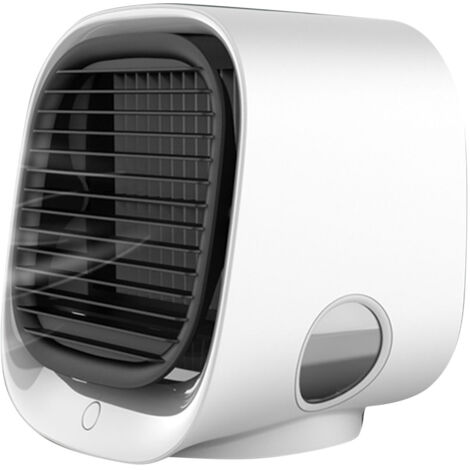 Ventilateur Brumisateur Portable USB Rechargeable - Brumisateur de Bureau Mini pour Maison et Bureau - Blanc (1/5)