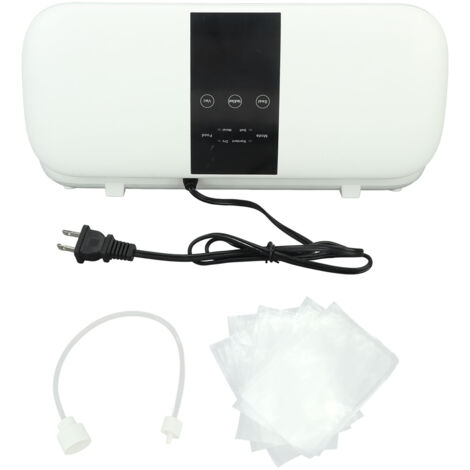 Machine à sceller sous vide 120W, scelleuse automatique pour aliments secs et humides, haute puissance d'aspiration, prise US 110V (1/5)