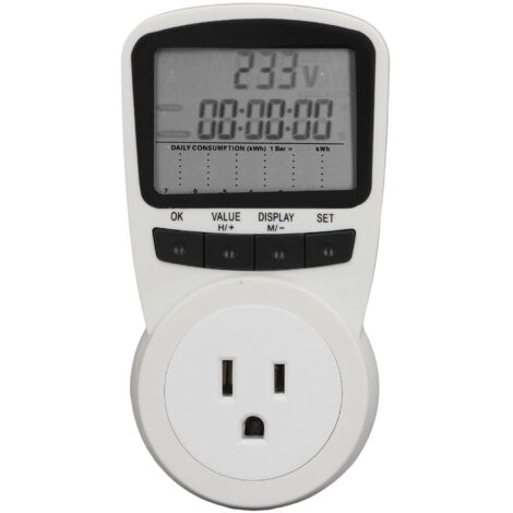 Prise de Mesure d'Énergie Intelligente 120V, Moniteur de Consommation Électrique avec Prise US (1/5)