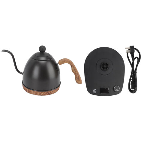 Bouilloire électrique col de cygne avec affichage LCD et contrôle intelligent de la température, 600 ml, 220V, prise AU, idéale pour la préparation du café à la maison. (1/5)