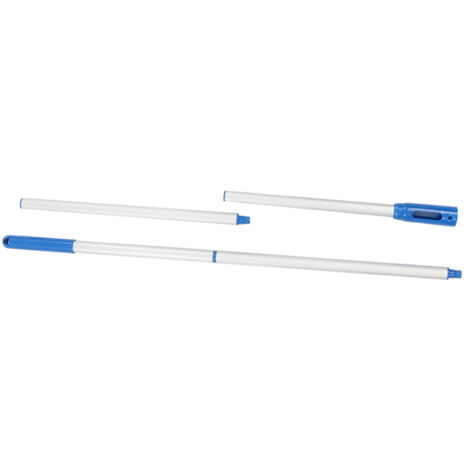 Perche Télescopique Aluminium 4 Sections 1.6m pour Nettoyage Piscine, Accessoire pour Épuisette et Tête d'Aspiration (1/5)