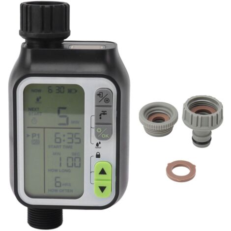 Minuteur d'Arrosage Automatique avec Fonction Pluie et Contrôle Manuel pour Système d'Irrigation Programmable (1/5)