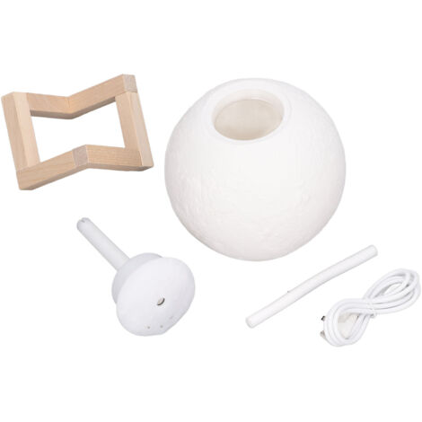 Humidificateur Ultrasonique 880ml 3 en 1 - Lampe d'Ambiance Multicolore, Diffuseur d'Huiles Essentielles Silencieux USB pour Chambre et Bureau (1/5)
