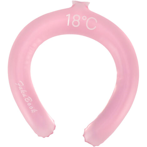 Tube Rafraîchissante pour Cou Réutilisable, Léger et Portable pour Sports d'Extérieur d'Été Rose (1/5)