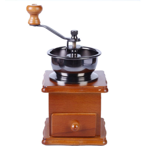 Moulin à café manuel robuste avec base antidérapante - Broyeur à grains pour café maison et boutique (1/5)