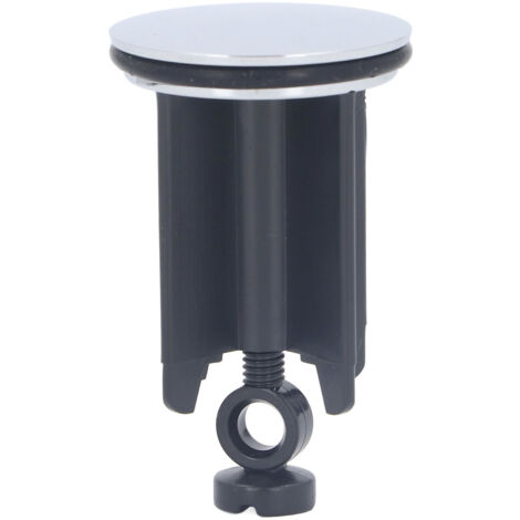 Bouchon d'évier de salle de bain style européen, couvercle de vidage noir 40mm pour lavabo (1/5)