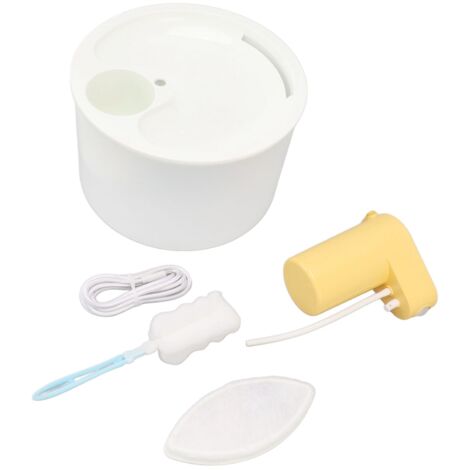 Fontaine à eau automatique pour animaux, silencieuse et rechargeable, distributeur d'eau pour chats et chiens de petite et moyenne taille, 2,5L (1/5)