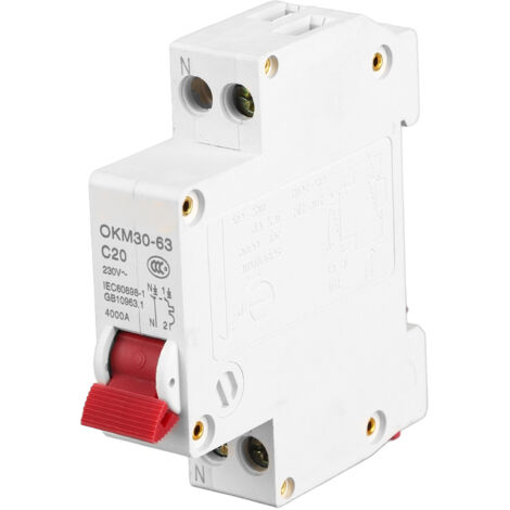 Disjoncteur Miniature 1P 20A 230V pour Installation Domestique Monophasée (1/5)