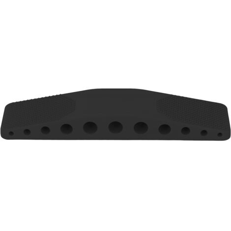 Brosse de Grooming 6 en 1 pour Cheval - Étrille, Massage et Nettoyage - Portable et Efficace - Boîte Noire (1/5)