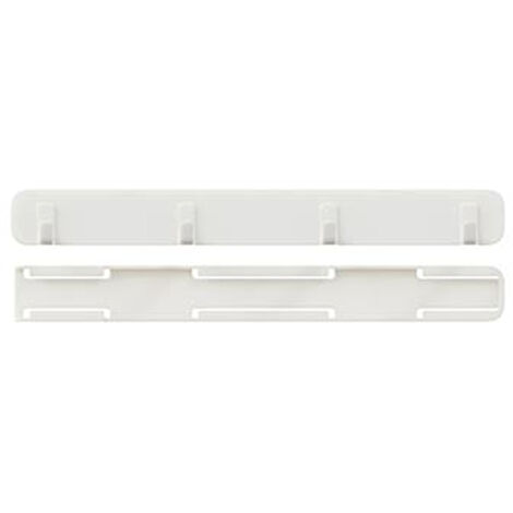Rail extensible 4 crochets adhésif sans perçage pour salle de bain ou dortoir (1/5)