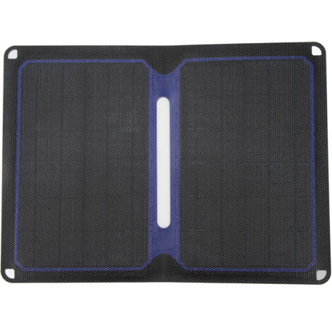 Panneau solaire portable 14W pliable, étanche et haute efficacité pour chargeurs en extérieur (1/5)