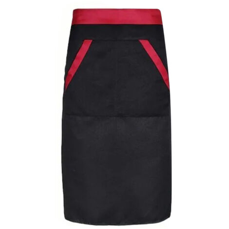Tablier de Chef Homme Respirant Épais avec 2 Poches pour Cuisine Grill Nettoyage Résistant aux Taches (1/5)