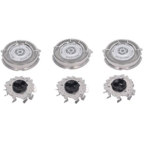 3 Pièces Têtes de Coupe pour Barbe en Acier Inoxydable ABS, Compatibles avec Norelco SH50 S5080 S5570 S5079 Pt725, Remplacement Lame Tondeuse (1/5)