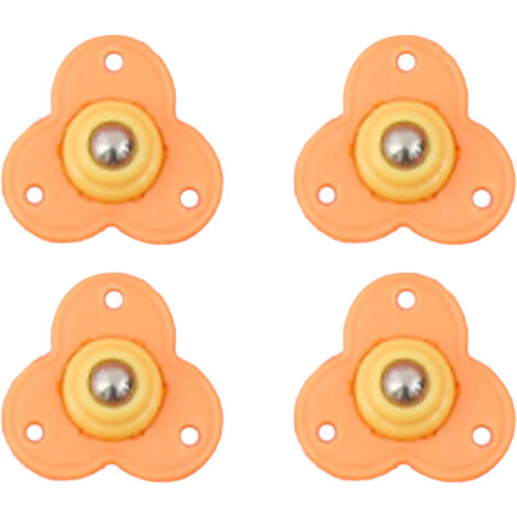 4 Roulettes Adhésives Miniatures à Rotation 360° Universelles pour Meubles (1/5)