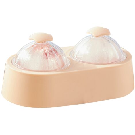 Moule à Boules de Glace Double avec Couvercle, Bac à Glaçons Rose Sakura pour Cocktails, Whisky, Café, Cuisine et Maison (1/5)