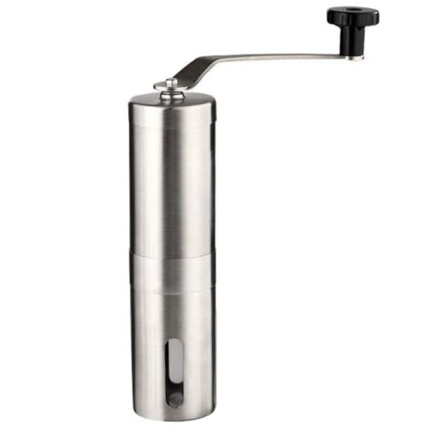 Moulin à café manuel en acier inoxydable pour grains de café, idéal pour cafetière à piston et filtre (1/5)