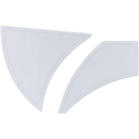 2PCS Règle à Couture Acrylique en Forme d'Éolienne pour Créateurs et Tailleurs Professionnels 12 et 14 Pouces (1/5)
