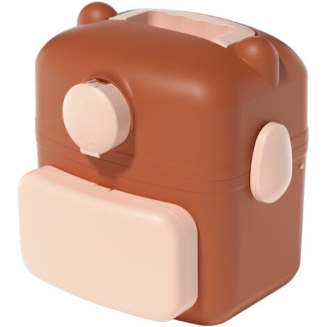 Boîte de Rangement Médical en Plastique à Motifs Ours, Multi-couches Grande Capacité pour Voyage et Maison (1/5)