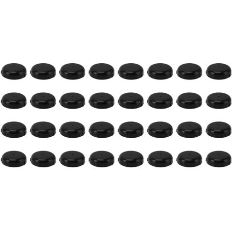 32 pièces patins de meubles en plastique ABS, protège-pieds pour chaises et tables, embouts antidérapants pour maison (1/5)