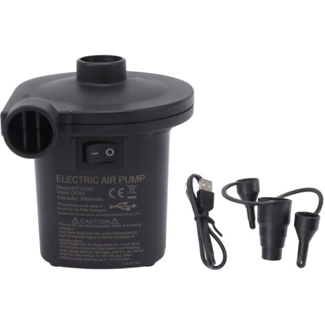 Pompe à air électrique 50W silencieuse pour kayak gonflable, matelas et lit (1/5)