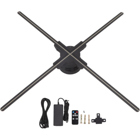 Projecteur Holographique 3D 70cm HD pour Vitrines et Événements, Affichage Dynamique 1600x832, Alimentation 100‑240V Universelle