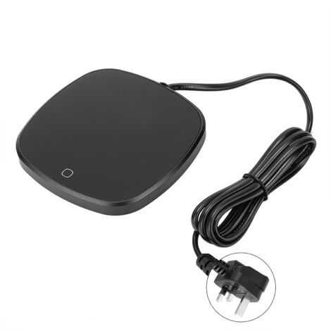 Plaque chauffante de bureau pour tasse - Tapis chauffant réglable noir 220V - Chauffage de tasse électrique (1/5)
