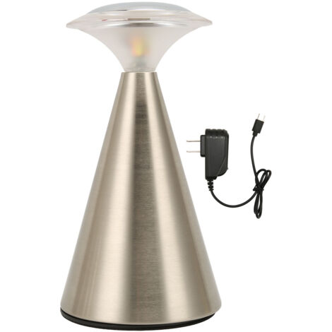 Lampe de Chevet LED Rechargeable sans Fil, 3 Modes d'Éclairage, Commande Tactile, Lumière d'Appoint pour Table de Nuit, Secteur 120V (1/5)