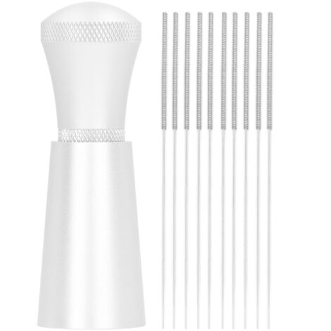 Agitateur à café en acier inoxydable - Outil de distribution de poudre pour café filtre et expresso - Pour café maison et barista (1/5)