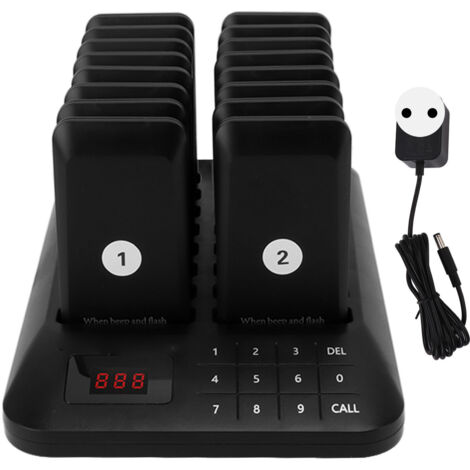 Système de Pagers pour Cafés avec Écran Tactile, Idéal pour Restaurants et Food Trucks, Alimentation 100‑240V UE (1/5)