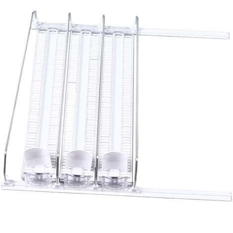 Distributeur de Canettes Réfrigérateur 38cm - Rangement Organisé pour Boissons, Bières et Sodas - Lot de 3 (1/5)