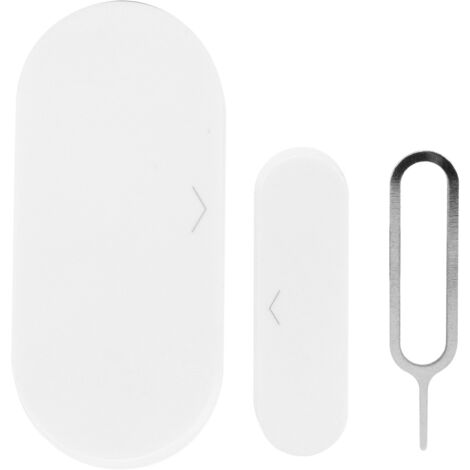 Capteur d'Ouverture de Porte/Fenêtre Intelligent Sans Fil, Alarme Sécurité Maison avec Aimant, Détecteur Magnétique 3V (1/5)