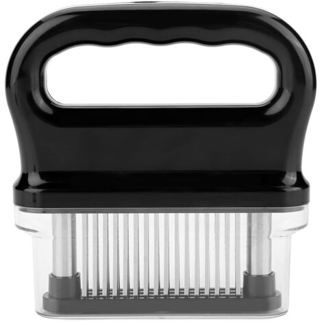 Aiguille à attendrir viande 48 lames inox tranchantes pour steak juteux et tendre (1/5)