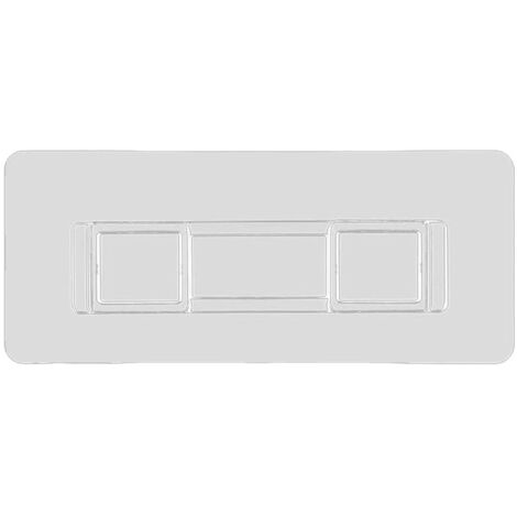 6 Crochets Adhésifs Douche Porte-Savon Support Brosse à Dents Rangement Salle de Bain Étagère Coin (1/5)
